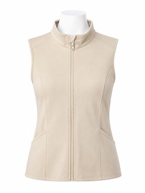 Size S Original Penguin Women’s Midweight Golf‎ Vest Silver Birch Heather NWT